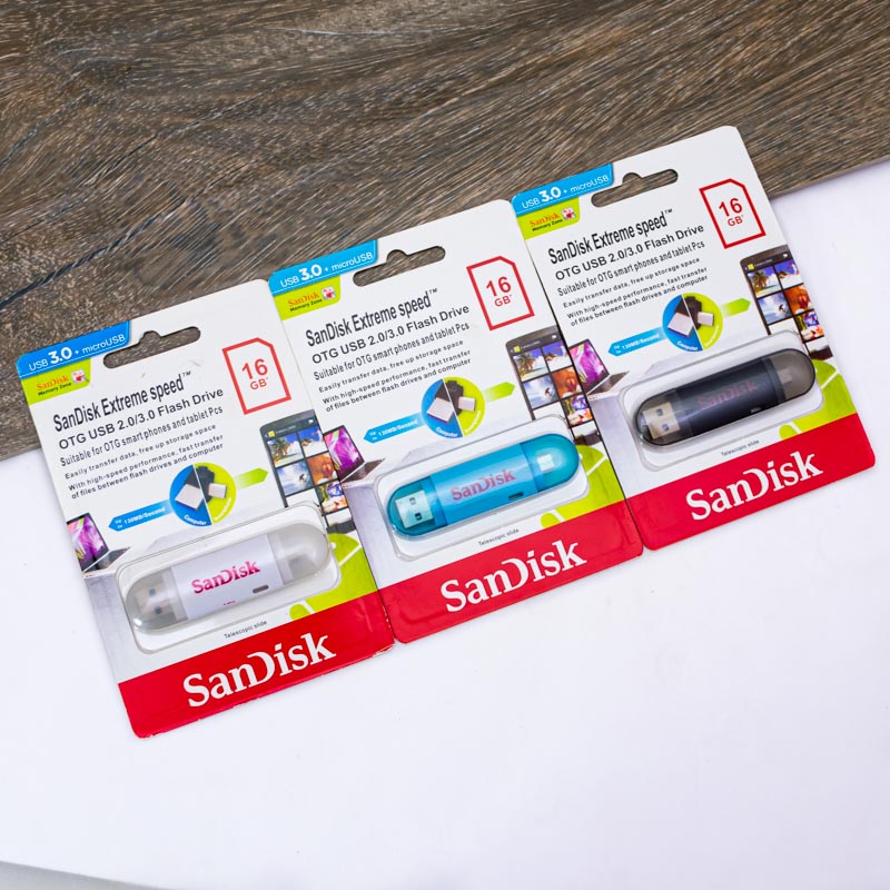 Pendrive SanDisk 16GB Dual Drive 3.0 Flash Drive