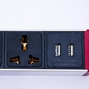 Canal de tension de 7 tomas+2usb 2.1A