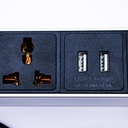 Canal de tension de 4 tomas+2usb 2.1A