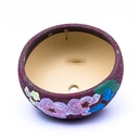 Maceta con diseños de flor 15*7cm