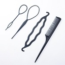 Peine con accesorios para peinado 4pc