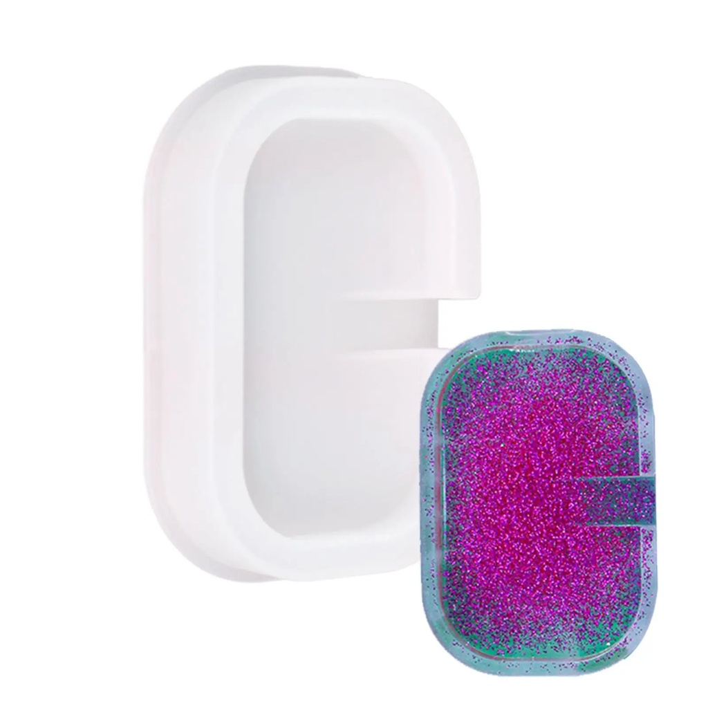 Molde de silicona jabonera 120*85*21mm