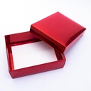 Caja 22*17*7.5cm con brillo rojo 12 piezas