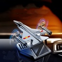 Fragancia solar para auto, diseño avion cromado