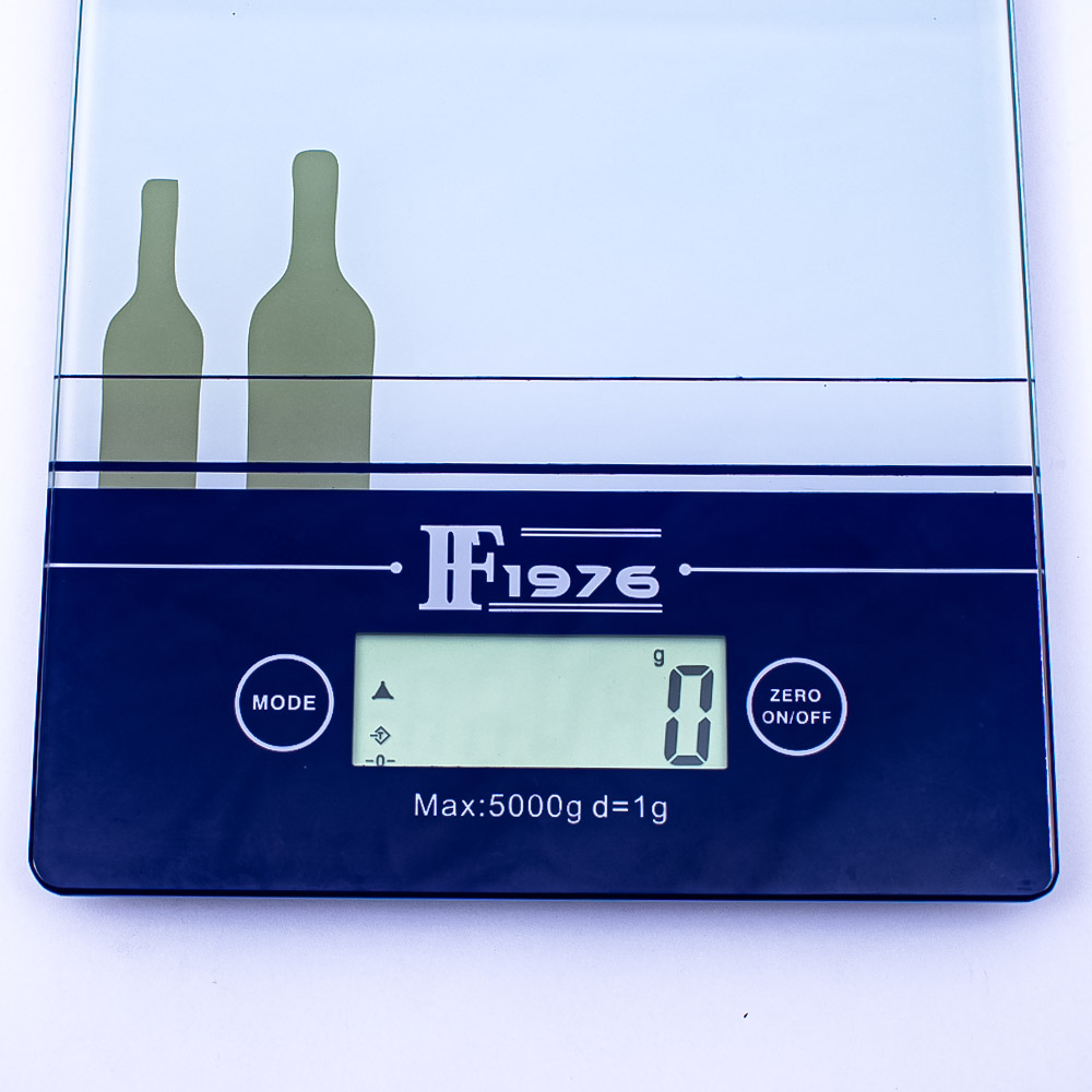 Balanza digital de cocina vidrio 1 a 5000g