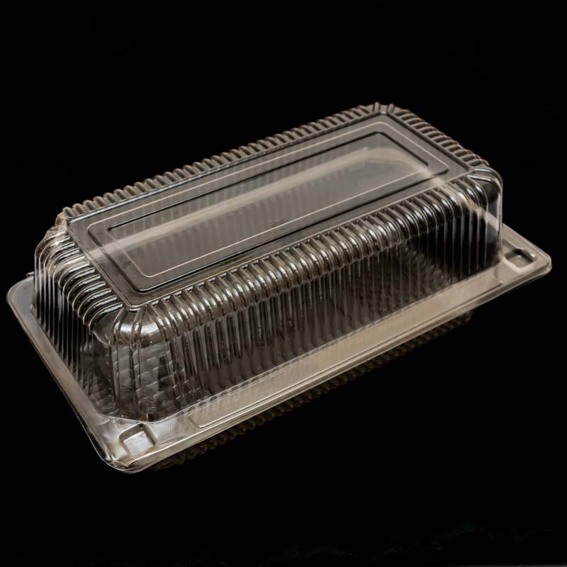 Bandeja de plastico para budin 10pc 23*13cm