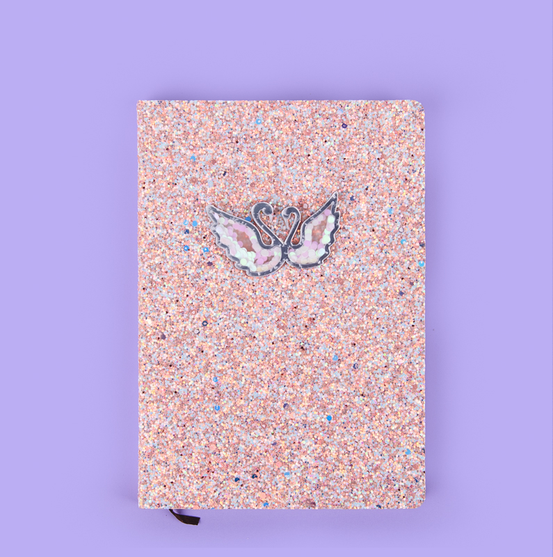 Anotador con glitter