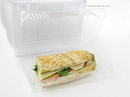 Bandeja de plastico para budin 10pc 23*13cm