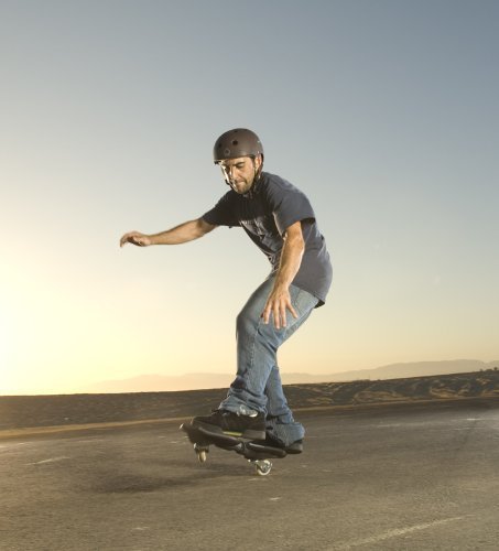 Patineta de 2 ruedas giratorio