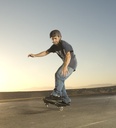 Patineta de 2 ruedas giratorio