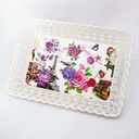 Bandeja rectangulo con diseños 45*32cm
