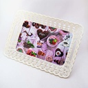 Bandeja rectangulo con diseños 45*32cm