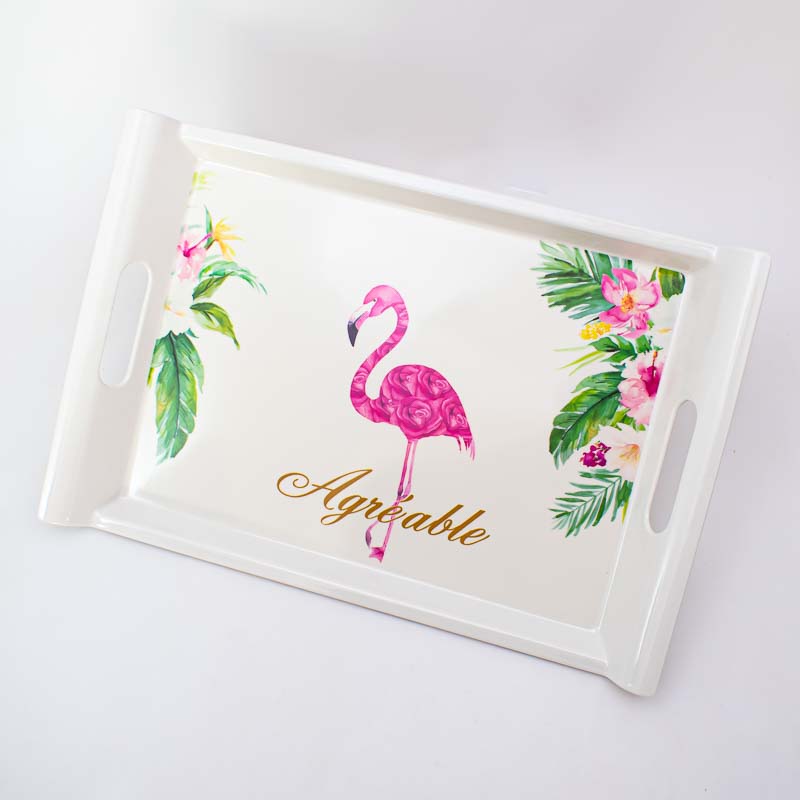 Bandeja rectangulo con diseños 45*32cm