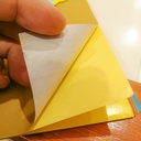 Papel adhesivo de 8 colores mate 13*19cm