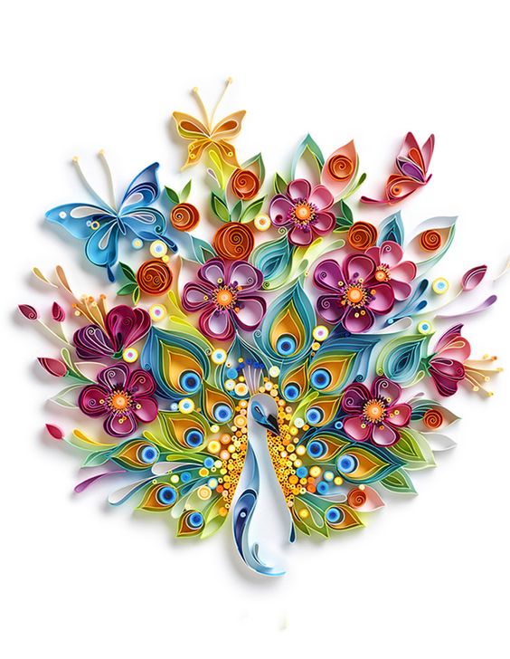 Papel quilling kit de 4 piezas