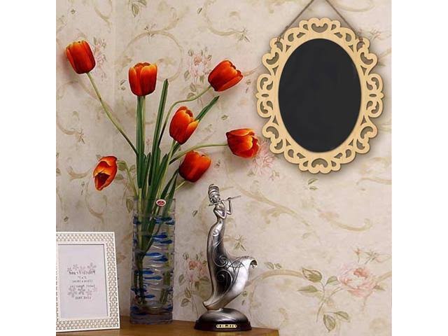 Mini pizarra de madera para colgar 20*15cm