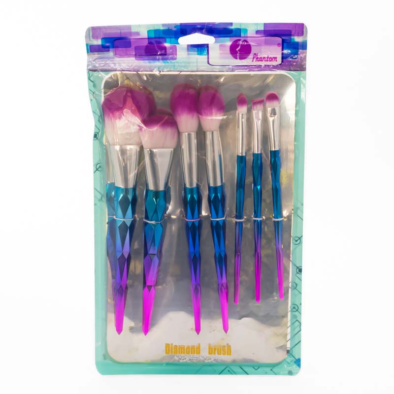 Brocha cristal 7 piezas
