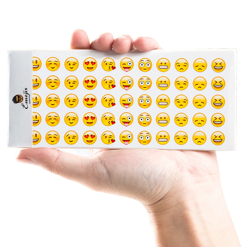 Sticker emoticon blister de 12 hojas