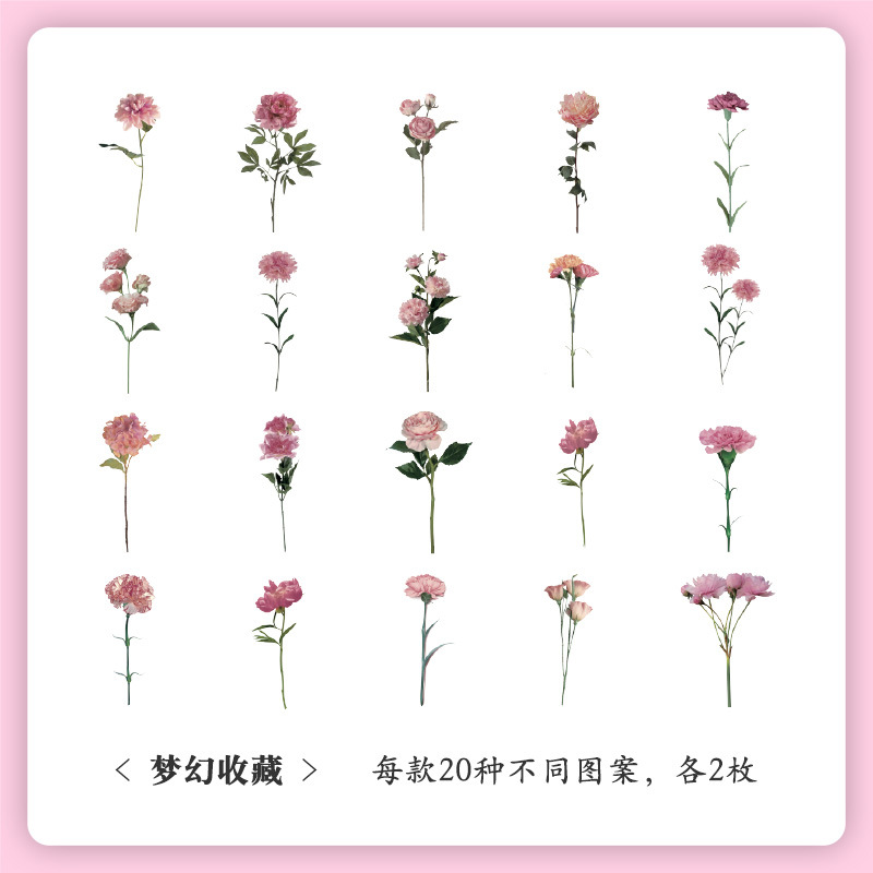 Sticker pvc de flores