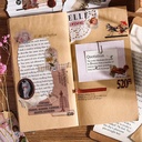 Sticker de flores y frutas pvc 25pc