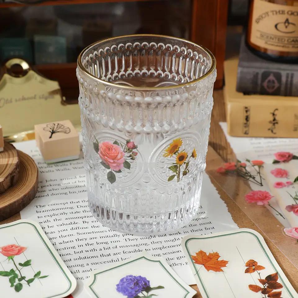 Sticker de flores pvc