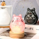 Molde de silicona diseño totoro 96*85*40mm