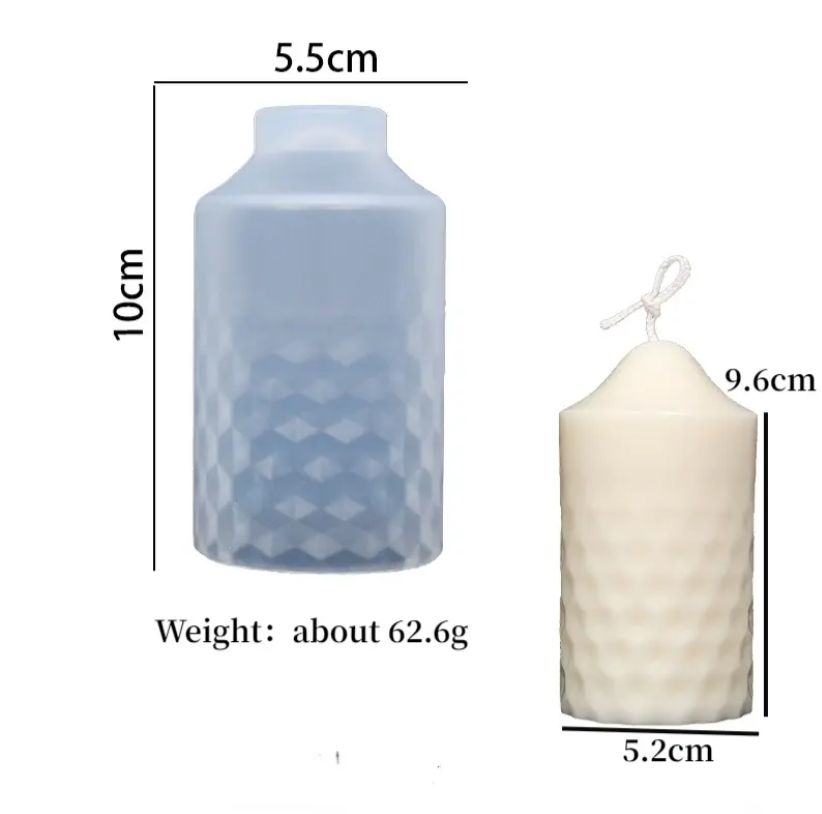 Molde de silicona diseño corrugado