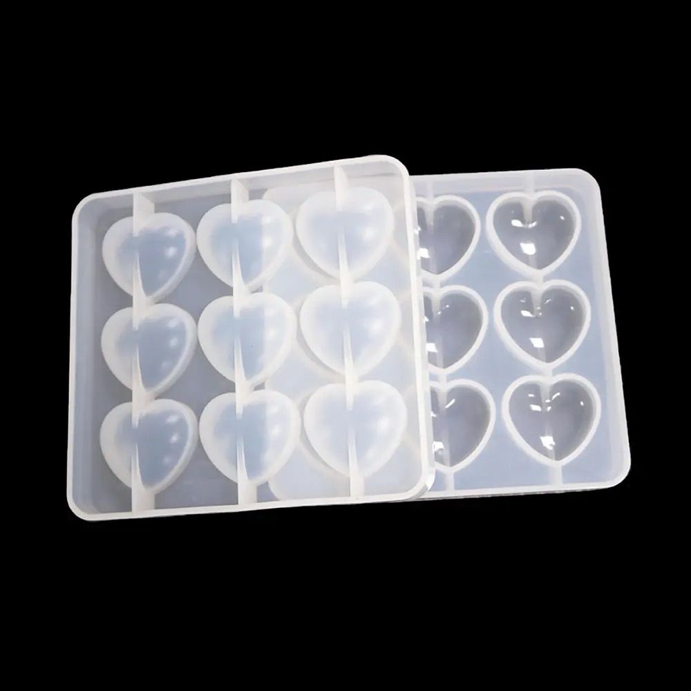 Molde de silicona diseño corazones 12.8*12cm