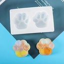 Molde de silicona pata de gato 13.5*8.3cm