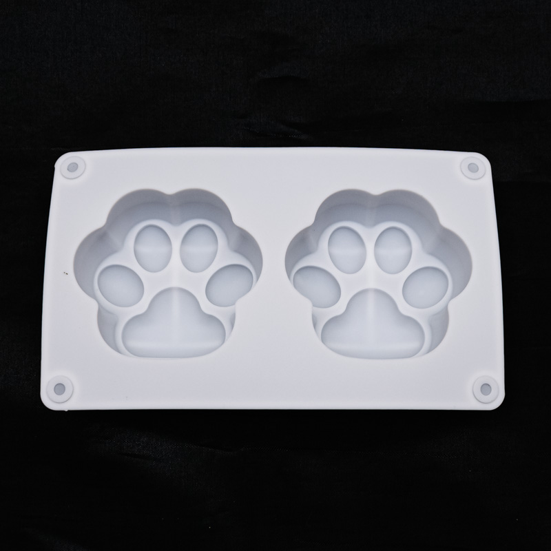 Molde de silicona pata de gato 13.5*8.3cm