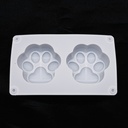 Molde de silicona pata de gato 13.5*8.3cm