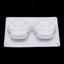 Molde de silicona pata de gato 13.5*8.3cm
