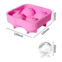 Molde de silicona para hielo 12*12*5cm