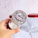 Frasco de vidrio con tapo 8.5cm 100ml