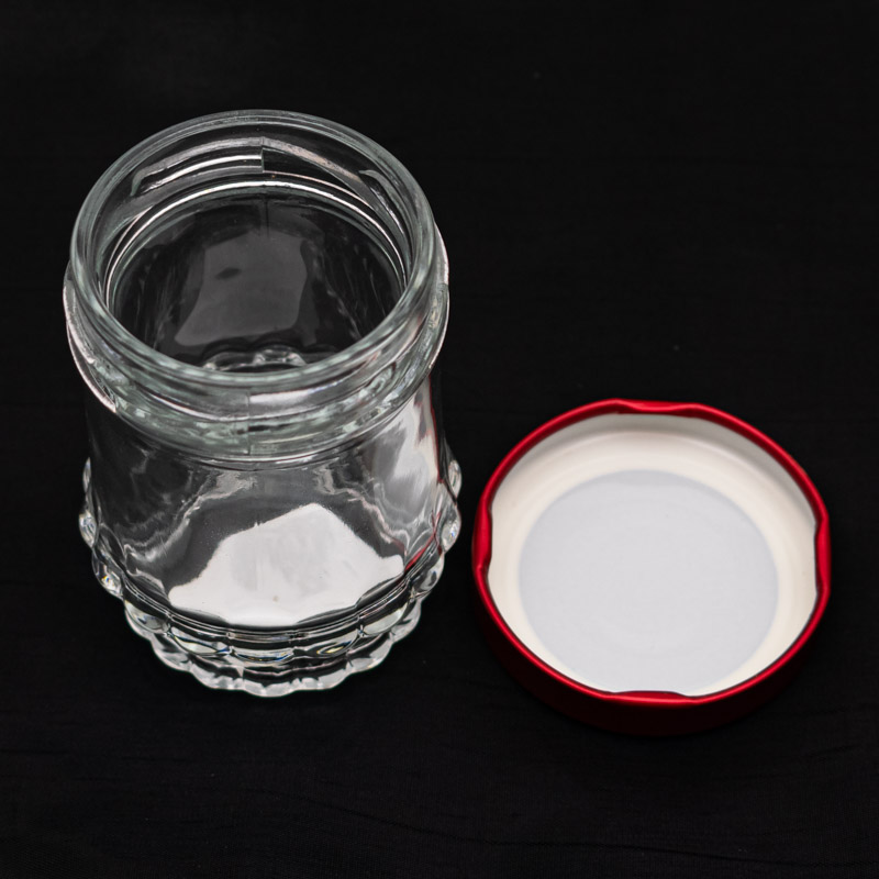 Frasco de vidrio con tapa 8cm 100ml