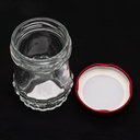 Frasco de vidrio con tapa 8cm 100ml
