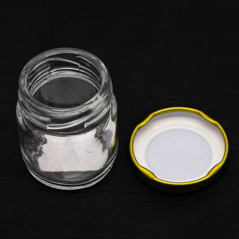 Frasco de vidrio con tapa 50ml
