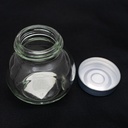 Frasco de vidrio con tapa 100ml