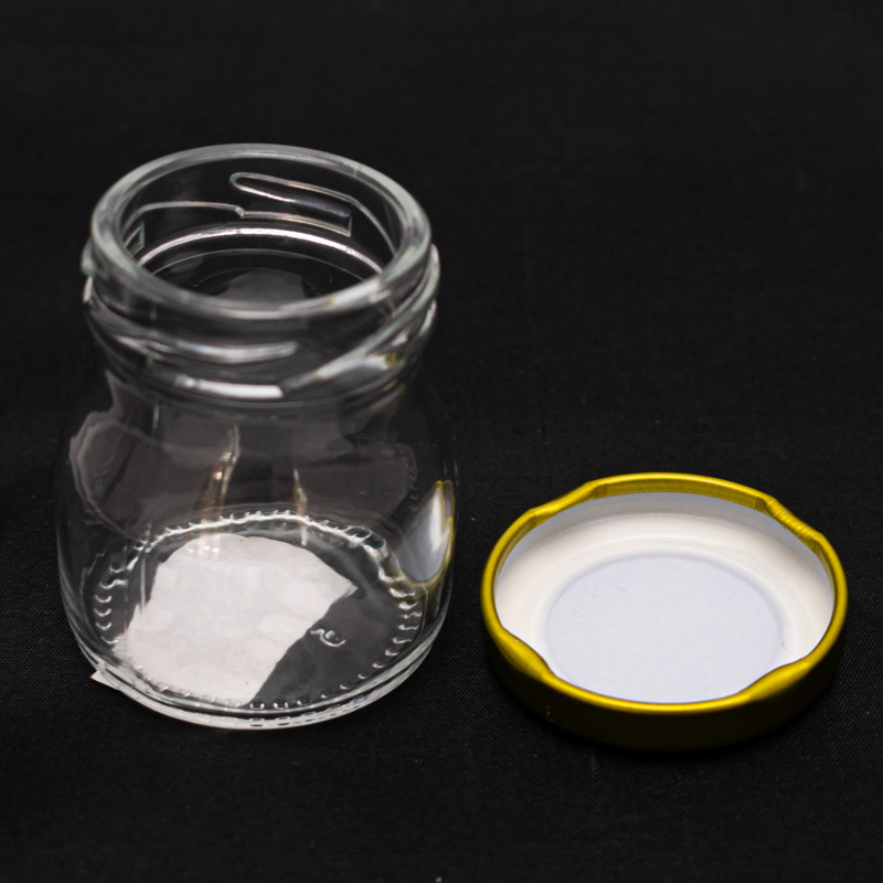 Frasco de vidrio con tapa 50ml
