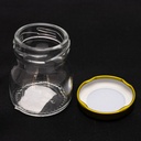 Frasco de vidrio con tapa 50ml