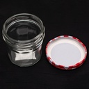 Frasco de vidrio con tapa 6.5cm