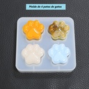 Molde de silicona pata de gato 10*9.5*1cm
