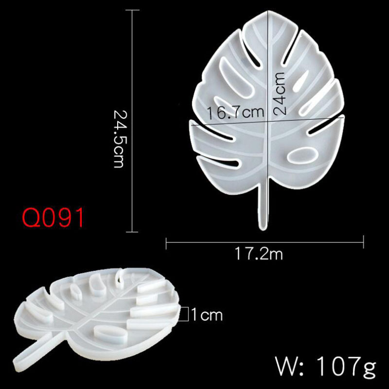 Molde de silicona hoja 17.5*24cm , grosor 1cm