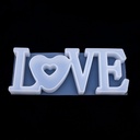 Molde de silicona LOVE 21*8.8cm
