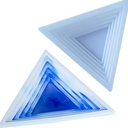 Molde de silicona plato triangular 160*160mm