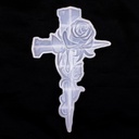 Molde de silicona rosa con cruz 25.7*16.4cm