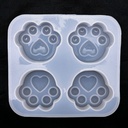 Molde de silicona pata de gato 160*145mm
