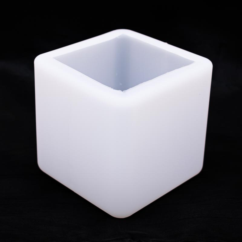 Molde de silicona cubo 105*105mm esquina redondeado