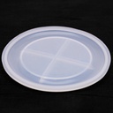 Molde de silicona posavasos 85mm borde redondeado