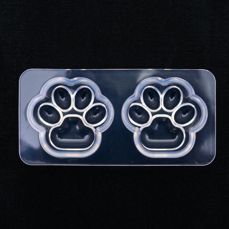 Molde de silicona palma de gato 76*37*18mm